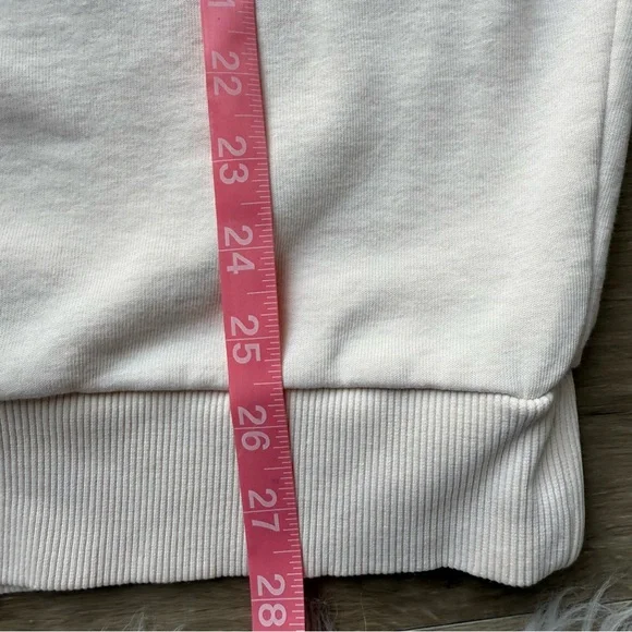 Nuuds Los Angeles Women’s Pullover Crewneck Sweatshirt Cream Off White Size XL - Picture 7 of 9